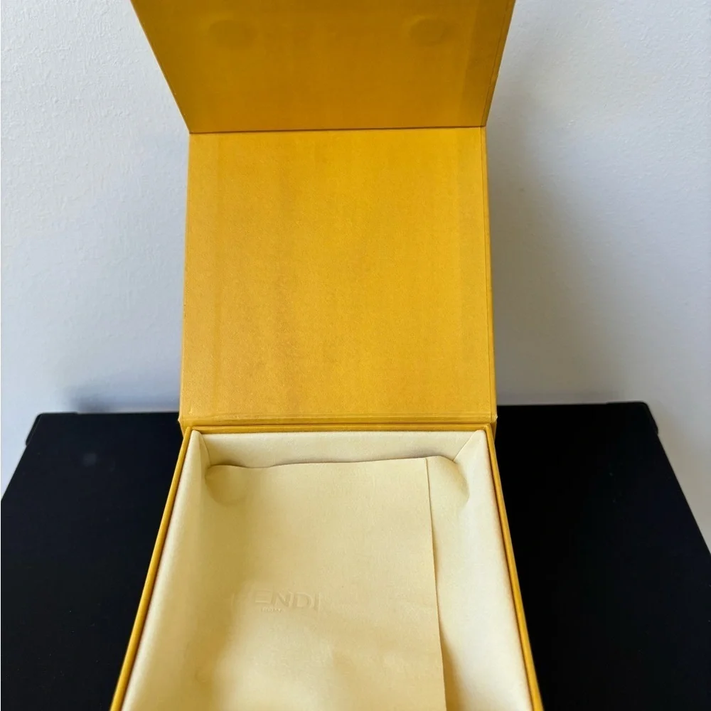 Fendi Yellow Jewelry Box